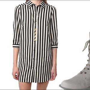 Urban Outfitters KNT by Kova&T Striped Mini Dress